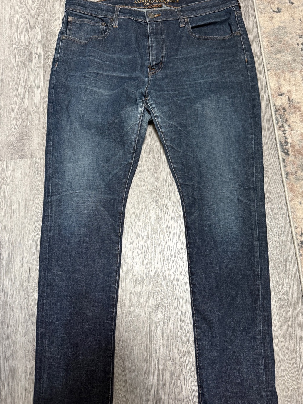 American Eagle Original Straight Jeans Adult 38x32 360 Extreme Flex Stretch Mens